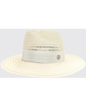 Maison Michel Virginie Wide-Brim Borsalino Hat - Natural