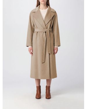 Max Mara Cappotto Lungo A Vestaglia - Neutro