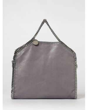 Stella McCartney Falabella Cracked Synthetic Suede Tote Bag - Grey