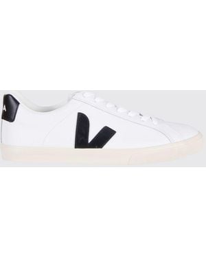 Veja Esplar O.T. Leather Trainers - White