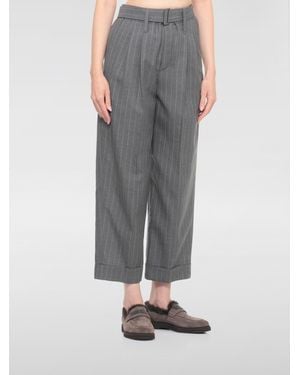 Brunello Cucinelli Pantalón Mujer - Gris