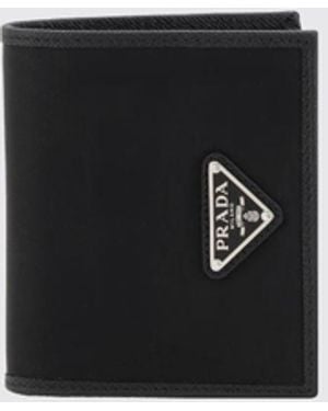 Prada Re-Nylon Wallet With Triangle Logo - White