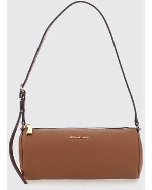 Michael Kors Izzy Grained Leather Bag - Brown