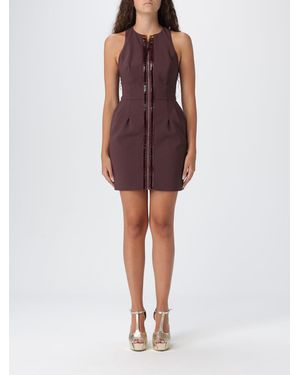 Elisabetta Franchi Abito Con Zip - Rosso