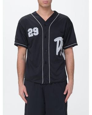 DISCLAIMER Mesh Shirt With Logo - Black