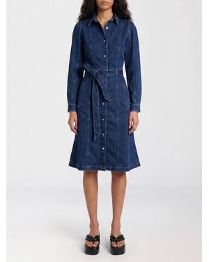 7 For All Mankind Denim Chemisier Dress - Blue