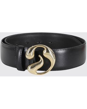 Erika Cavallini Semi Couture Noemi Leather Belt - Grey