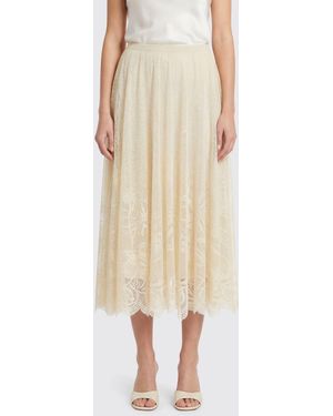 Fabiana Filippi Midi Skirt - Natural