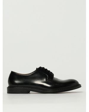 Doucal's Brushed Leather Derby - Black