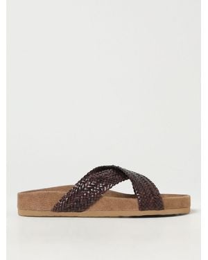 Dragon Diffusion Flat Sandals - Brown