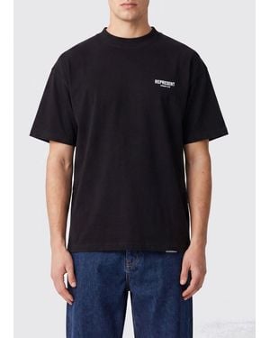 Represent Oversize-T-Shirt Mit Logo - Schwarz