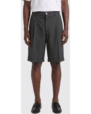 Jacquemus Striped Linen Tailored Shorts - Black