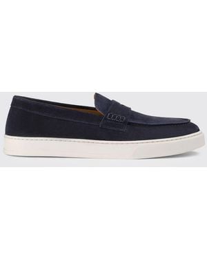 Doucal's Suede Loafer - White