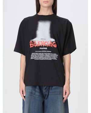 Balenciaga Relaxed Fit T-Shirt - Black