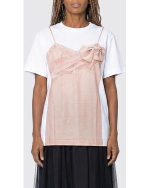Simone Rocha Top Print T-Shirts - White