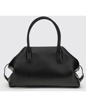 THEMOIRÈ ThemoirÈ Vegan Leather Talia Trunk Medium Bag - Black