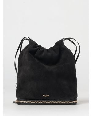 Alaïa Schultertasche Damen - Schwarz