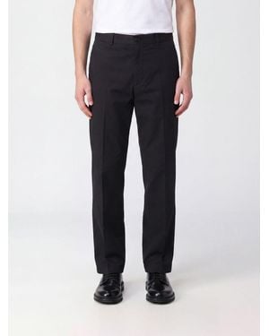 A.P.C. Dylan Straight Fit Cotton Chino Pants With Mid-Rise Waist - Blue