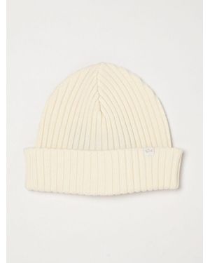 Paul & Shark Paul &Amp Shark Solid Color Pure Wool Beanie Hat - Natural