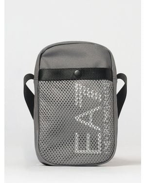 EA7 Tasche Aus Polyester Mit Logoprint - Grau