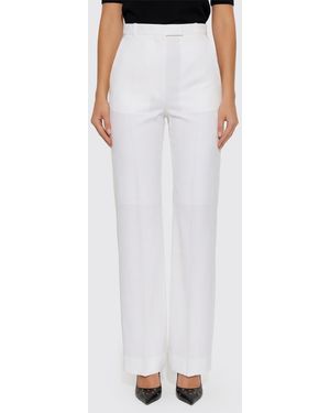 McQueen Wool Trousers - White