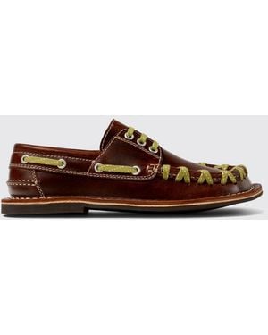 CAMPERLAB Mocassin Bateau Eki En Cuir - Marron