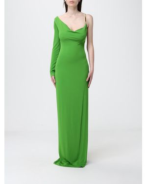 Elisabetta Franchi Jersey One Shoulder Dress - Green