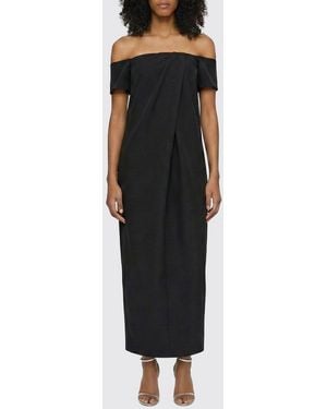 Magda Butrym Wool And Silk Dress - Black
