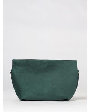 THEMOIRÈ Themoir&Egrave Zoe Vegan Leather Clutch With Removable Strap And Pouch - Green