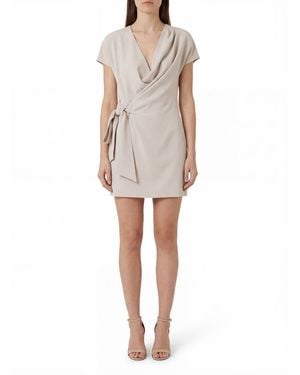 FEDERICA TOSI Crêpe Wrap Dress - Natural
