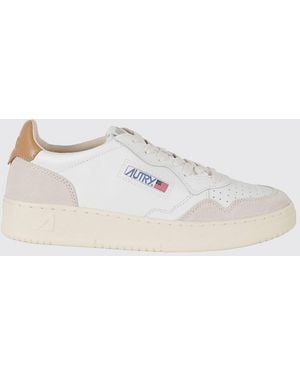 Autry Medalist Low Top Trainers - Natural