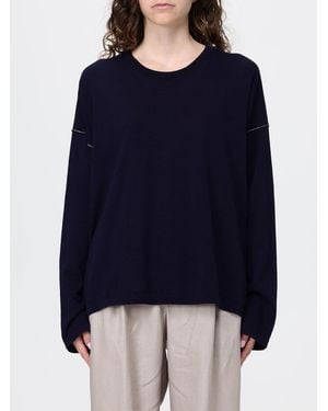 Roberto Collina Basic Cotton Crew-Neck Knit - Blue