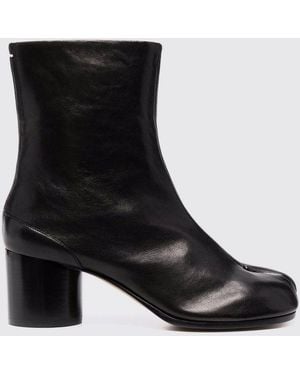 Maison Margiela Flat Ankle Boots - Black