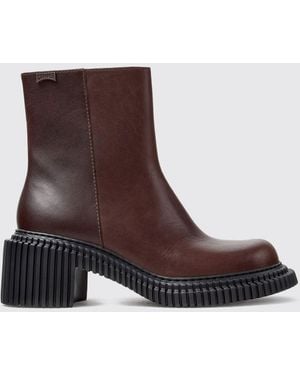 Camper Flache Stiefeletten Damen - Braun