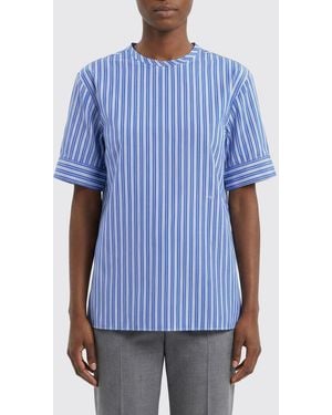 N°21 Blusa De Algodón A Rayas - Azul