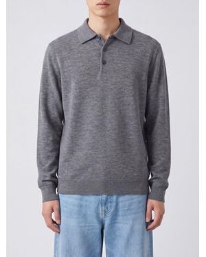 Brunello Cucinelli Polo Hombre - Gris