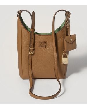 Miu Miu Shoulder Bag - Natural