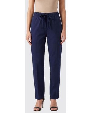 Semicouture Stretch Cotton Buddy Trousers - Blue