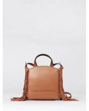 KARL LAGERFELD Synthetic Leather Bag - Brown