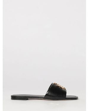 Tory Burch Eleanor Leather Mules - Black