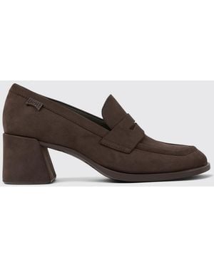 Camper Kora Nubuck Loafer - Brown