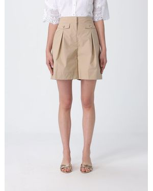 Twinset Cotton Shorts - Natural