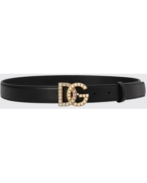 Dolce & Gabbana Cinturón Mujer - Blanco