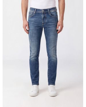 Jacob Cohen Mid-Rise Skinny Fit Stretch Denim Jeans - Blue