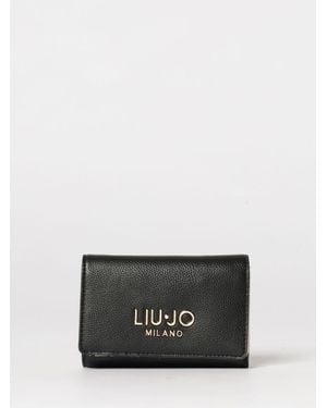 Liu Jo Grained Faux Leather Wallet - White