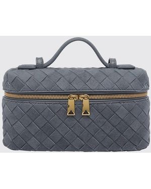 Bottega Veneta Bolso Bang Bang De Ante Trenzado - Azul