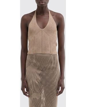 MACCAPANI Mariah Cotton Top - Brown