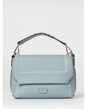 Lancel Ninon Grained Leather Bag - Blue