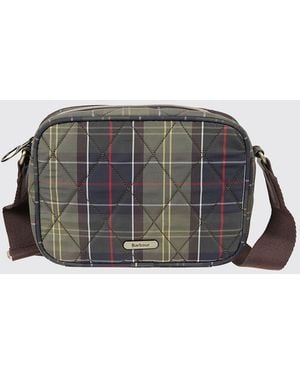 Barbour Borsa A Tracolla Trapuntata - Grigio