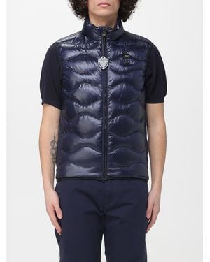 Blauer Padded Nylon Vest - Blue
